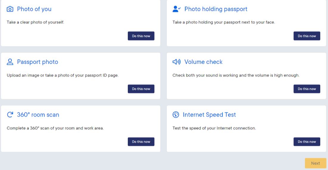 Oxford ELLT Pre-Test Set Up